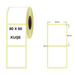 Etiket 60 X 80 Kuşe Tekli 1000 Sarım