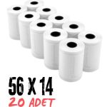 Rulo Yazarkasa Pos 56 X 14 20 Adet Kasa Alımında Hediye