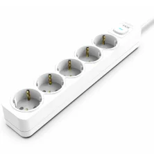 İnca Ipw-44gb 5 Port Akım Korumalı Led Tuşlu Priz 1.5m - Beyaz