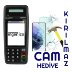 İngenico Move 5000 F Yeni Nesil Pos yazarkasa Kırılmaz Cam Hediye
