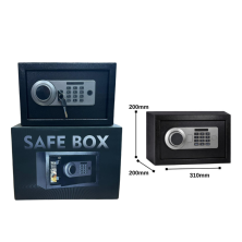 Para Kasası Şifreli,Parmak izli,Anahtarlı / 20 x 31 x 20 cm