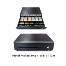 Dbpos CM Para Çekmecesi 5 gözlü Metal Alt Tabla 41 x 41 x 11 Cm