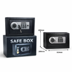 Para Kasası Şifreli,Parmak izli,Anahtarlı / 25 x 35 x 25 cm