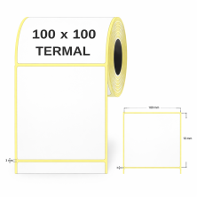 Etiket 100 X 100 Termal 500 Adet Rulo