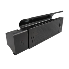 Nm100-1-2000 Nm Elektrikli Camlı Isıtıcı Kumandalı Siyah Mtn-Ec 2000 W