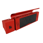 Nm102-1-2000 Nm Elektrikli Camlı Isıtıcı Kumandalı Kırmızı Mtn-Ec 2000 W