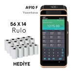 PAX A910SF Android YazarkasaPOS 20 Adet Rulo Hediye